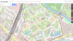 Das gemeinnützige „Open Street Map“ bietet unter OpenMap-Lizenz verfügbare digitale Basiskarten und geografische Daten an.