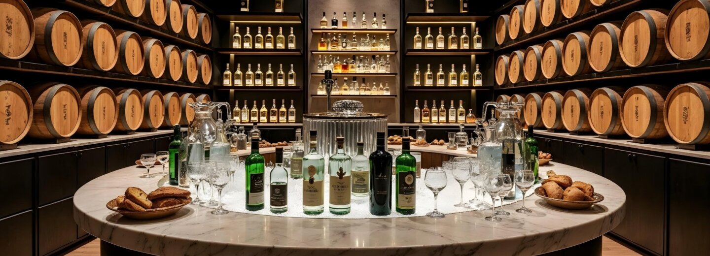 Header-Image für die Kategorie "Gin aus aller Welt" in einem Wein-Shop.